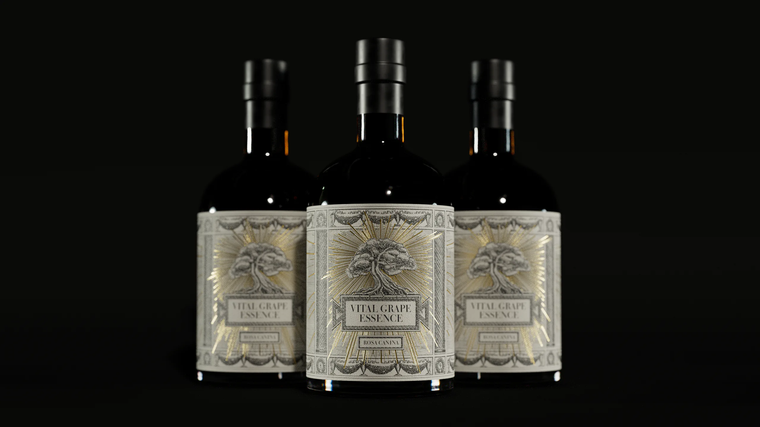 Three bottle product image
